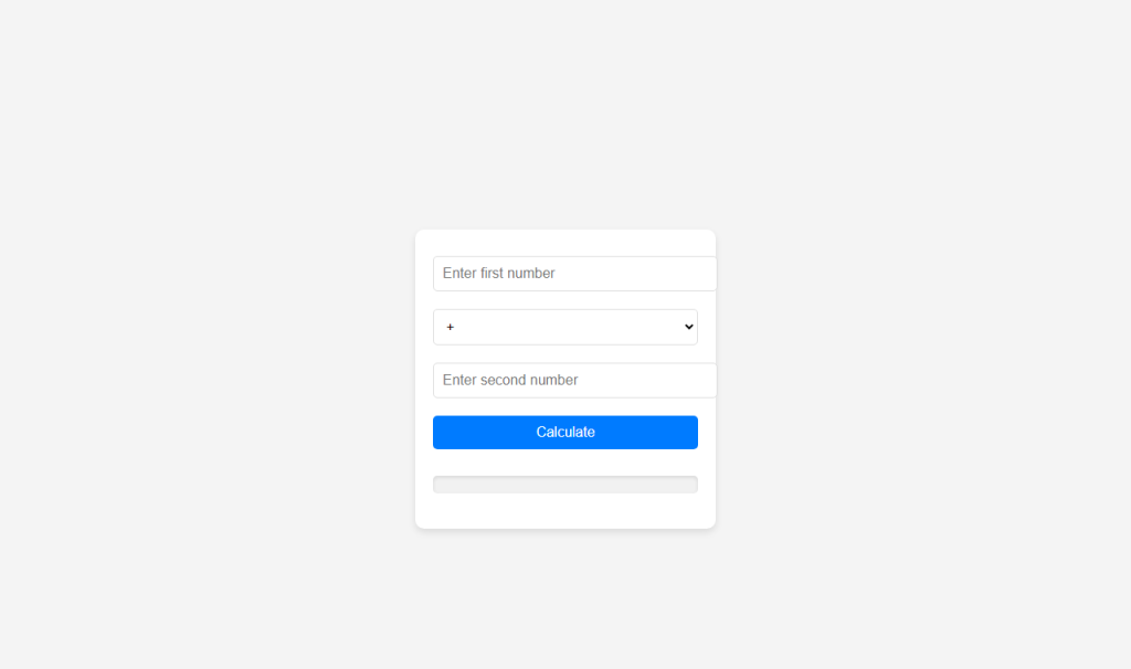 Calculator Project
